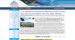 Desktop Screenshot of antalyarealestates.com